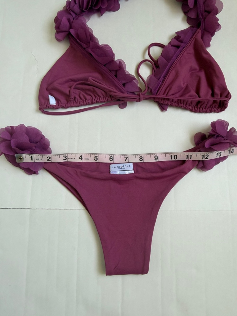 La Reveche Jamila Bikini Set in Raspberry - Women Swim - Picture 6 of 7